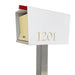 The Original UptownBox in ARCTIC WHITE - Modern Mailbox - Sweatfully