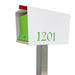 The Original UptownBox in ARCTIC WHITE - Modern Mailbox - Sweatfully