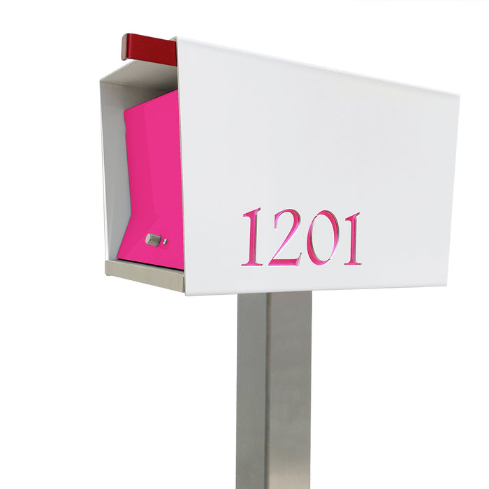 The Original UptownBox in ARCTIC WHITE - Modern Mailbox - Sweatfully