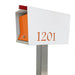 The Original UptownBox in ARCTIC WHITE - Modern Mailbox - Sweatfully