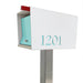 The Original UptownBox in ARCTIC WHITE - Modern Mailbox - Sweatfully