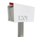 The Original UptownBox in ARCTIC WHITE - Modern Mailbox - Sweatfully