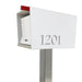 The Original UptownBox in ARCTIC WHITE - Modern Mailbox - Sweatfully