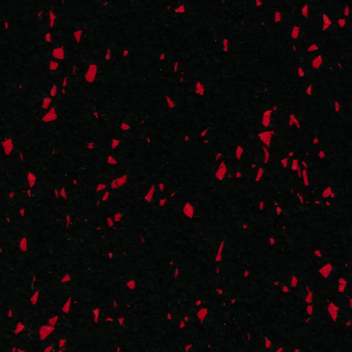 Grid Regrind Rubber Bull Tiles CORE Series Rubber Flooring with Flecks (1 sq. ft.)