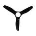 52" Vaczon 3 Blades Ceiling Fan with LED Light and Remote Control - Sweatfully