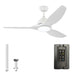 52" Vaczon 3 Blades Ceiling Fan with LED Light and Remote Control - Sweatfully