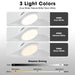 52" Vaczon 3 Blades Ceiling Fan with LED Light and Remote Control - Sweatfully
