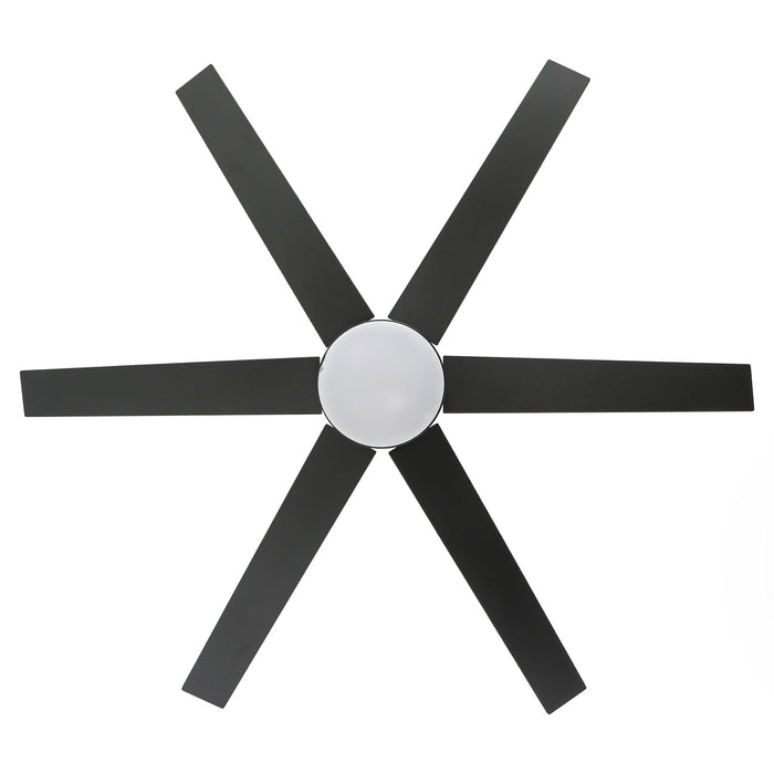 60" Volga DC Motor 6 Blades Modern Downrod Mount Ceiling Fan with Remote Control - Sweatfully