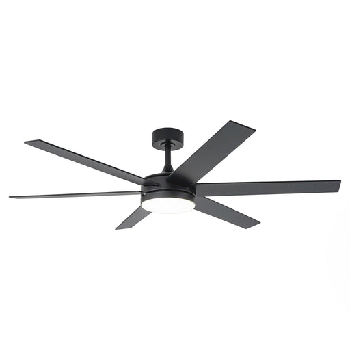 60" Volga DC Motor 6 Blades Modern Downrod Mount Ceiling Fan with Remote Control - Sweatfully