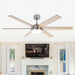 60" Volga DC Motor 6 Blades Modern Downrod Mount Ceiling Fan with Remote Control - Sweatfully
