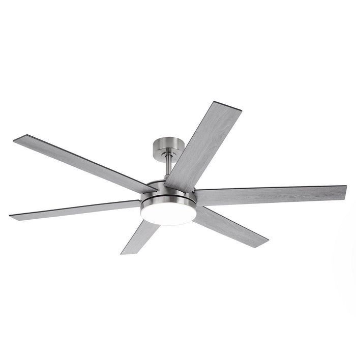 60" Volga DC Motor 6 Blades Modern Downrod Mount Ceiling Fan with Remote Control - Sweatfully