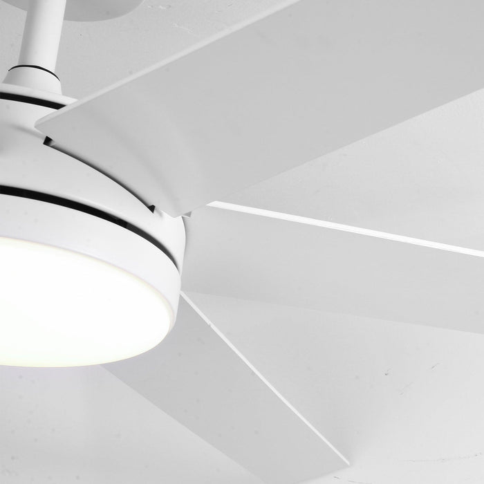 60" Volga DC Motor 6 Blades Modern Downrod Mount Ceiling Fan with Remote Control - Sweatfully
