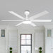 60" Volga DC Motor 6 Blades Modern Downrod Mount Ceiling Fan with Remote Control - Sweatfully