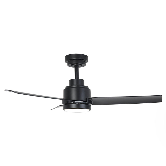 Vaczon 42 Inch DC Motor Modern Downrod Ceiling Fan with LED Light and Remote Control - Sweatfully