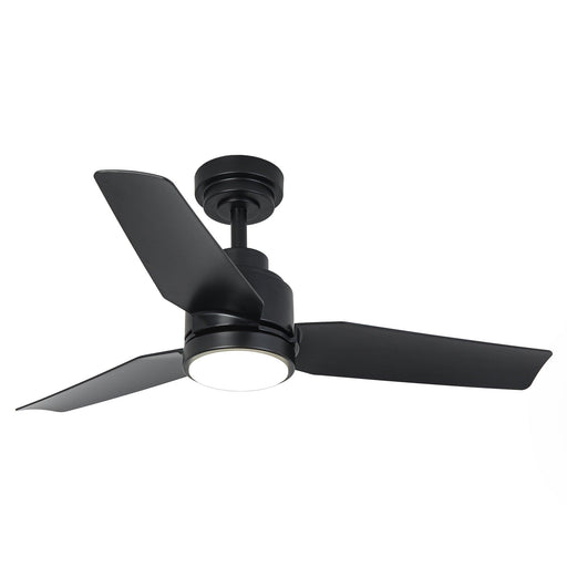 Vaczon 42 Inch DC Motor Modern Downrod Ceiling Fan with LED Light and Remote Control - Sweatfully