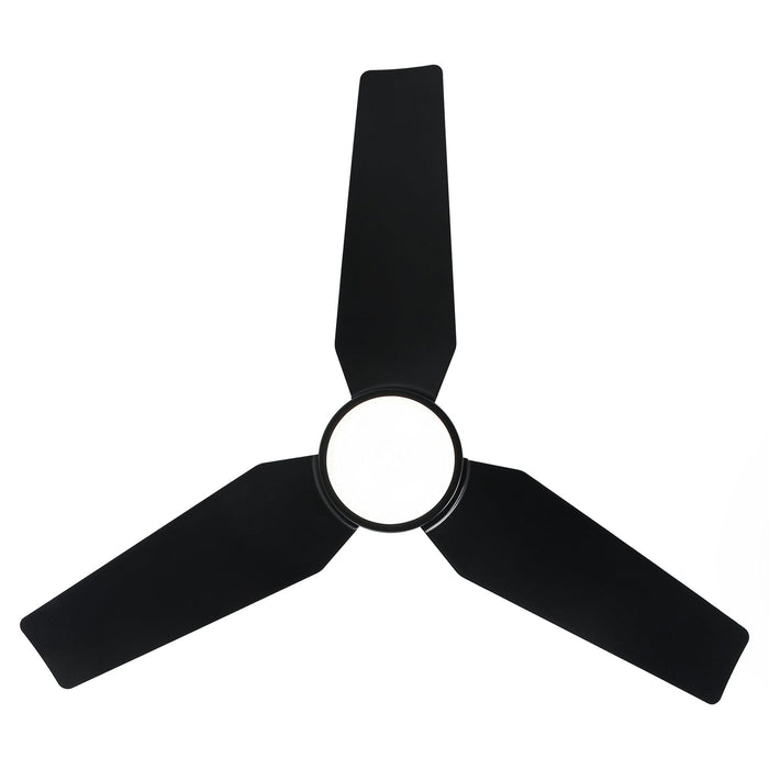 Vaczon 42 Inch DC Motor Modern Downrod Ceiling Fan with LED Light and Remote Control - Sweatfully