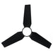 Vaczon 42 Inch DC Motor Modern Downrod Ceiling Fan with LED Light and Remote Control - Sweatfully