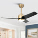 Vaczon 42 Inch 3-Blades Modern Ceiling Fan with Remote Control and LED Light - Sweatfully