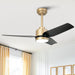 Vaczon 42 Inch 3-Blades Modern Ceiling Fan with Remote Control and LED Light - Sweatfully