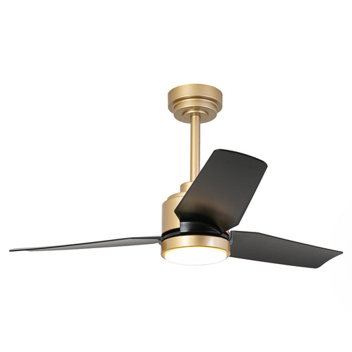 Vaczon 42 Inch 3-Blades Modern Ceiling Fan with Remote Control and LED Light - Sweatfully