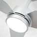 Vaczon 42 Inch 3-Blades Modern Ceiling Fan with Remote Control and LED Light - Sweatfully