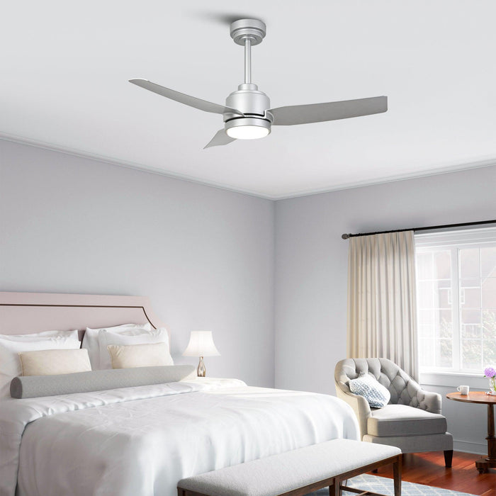 Vaczon 42 Inch 3-Blades Modern Ceiling Fan with Remote Control and LED Light - Sweatfully