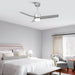 Vaczon 42 Inch 3-Blades Modern Ceiling Fan with Remote Control and LED Light - Sweatfully