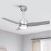 Vaczon 42 Inch 3-Blades Modern Ceiling Fan with Remote Control and LED Light - Sweatfully