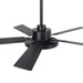 Vaczon 52 Inch 5 Blades DC Motor Modern Downrod Ceiling Fan with LED Light and Remote Control - Sweatfully