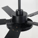 Vaczon 52 Inch 5 Blades DC Motor Modern Downrod Ceiling Fan with LED Light and Remote Control - Sweatfully