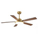 Vaczon 52 Inch Double-sided Blades Modern Ceiling Fan with Remote Control and LED Light - Sweatfully