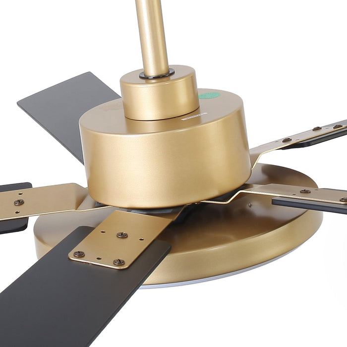 Vaczon 52 Inch Double-sided Blades Modern Ceiling Fan with Remote Control and LED Light - Sweatfully