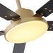 Vaczon 52 Inch Double-sided Blades Modern Ceiling Fan with Remote Control and LED Light - Sweatfully