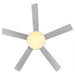 Vaczon 52 Inch Double-sided Blades Modern Ceiling Fan with Remote Control and LED Light - Sweatfully