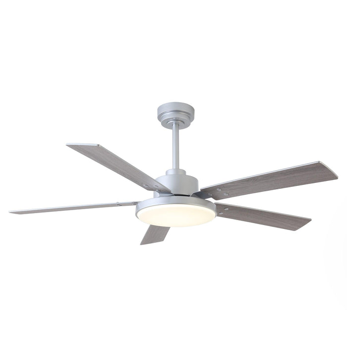 Vaczon 52 Inch Double-sided Blades Modern Ceiling Fan with Remote Control and LED Light - Sweatfully