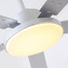 Vaczon 52 Inch Double-sided Blades Modern Ceiling Fan with Remote Control and LED Light - Sweatfully