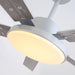 Vaczon 52 Inch Double-sided Blades Modern Ceiling Fan with Remote Control and LED Light - Sweatfully
