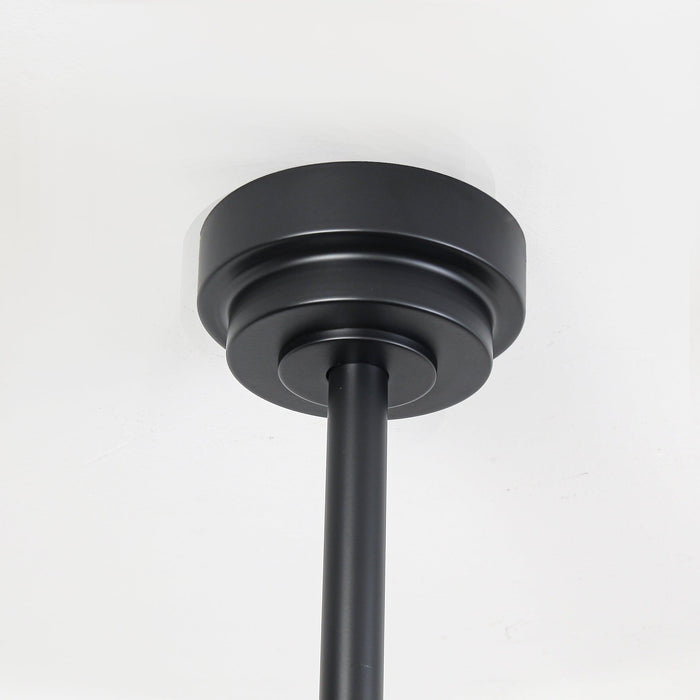 Vaczon 52 Inch DC Motor Industrial Downrod Ceiling Fan with Light and Remote Control - Sweatfully