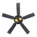 Vaczon 42 Inch DC Motor Industrial Downrod Ceiling Fan with Light and Remote Control - Sweatfully