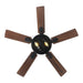 Vaczon 42 Inch DC Motor Industrial Downrod Ceiling Fan with Light and Remote Control - Sweatfully