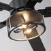 60 Inch Eden Black Ceiling Fan with Light and APP & Remote Control - Sweatfully