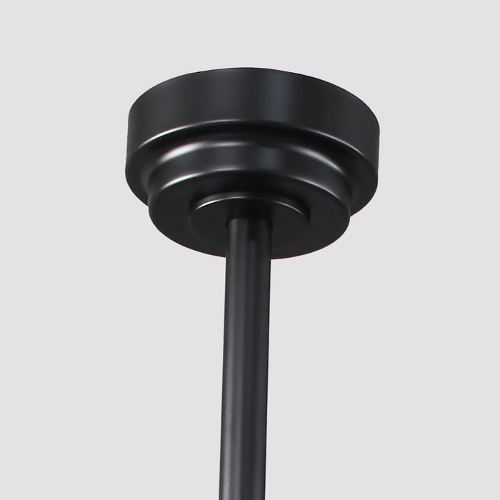 60 Inch Eden Black Ceiling Fan with Light and APP & Remote Control - Sweatfully