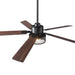 60 Inch Eden Black Ceiling Fan with Light and APP & Remote Control - Sweatfully