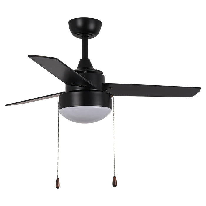 42" Vaczon 3 Blades Traditional Ceiling Fan with Pull Chain - Sweatfully