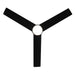 Vaczon 48" 3 Blades Flush Mount Ceiling Fan with Lighting and Remote Control - Sweatfully