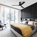 Vaczon 48" 3 Blades Flush Mount Ceiling Fan with Lighting and Remote Control - Sweatfully