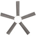 Vaczon 48" 5 Blades Industrial DC Motor Ceiling Fan with LED Lighting and Remote Control - Sweatfully