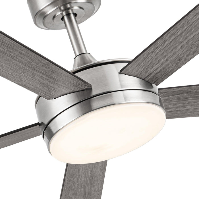 Vaczon 48" 5 Blades Industrial DC Motor Ceiling Fan with LED Lighting and Remote Control - Sweatfully