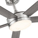 Vaczon 48" 5 Blades Industrial DC Motor Ceiling Fan with LED Lighting and Remote Control - Sweatfully