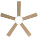Vaczon 48" 5 Blades Industrial DC Motor Ceiling Fan with LED Lighting and Remote Control - Sweatfully